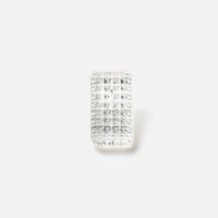 Facet Cut - Rectangle Brooch/NANAKO
