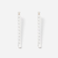 Horizontal Line - Long Earrings/KIKU