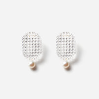 Pearl - Oval Earrings/NANAKO