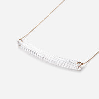 Horizontal Line - Curve Necklace/NANAKO