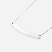 Horizontal Line - Curve Necklace/KIKU