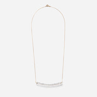 Horizontal Line - Curve Necklace/NANAKO
