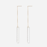Horizontal Line - Chain Earrings/KIKU