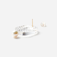 Pearl - Oval Earrings/NANAKO